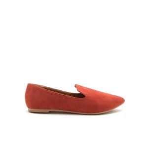 Qupid Brick Pointed Toe Loafers